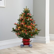 VEVOR Wózek na śmieci do kosza na śmieci okrągły 380-580mm regulowany 181,4kg