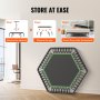 VEVOR Mini trampolina fitness dla dorosłych do treningu halowego z uchwytem do odbijania 1384 mm