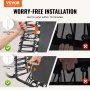 VEVOR Mini trampolina fitness dla dorosłych do treningu halowego z uchwytem do odbijania 1384 mm