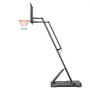 Kosz do koszykówki VEVOR Outdoor ze stojakiem o regulowanej wysokości 232-305 cm, przenośny stojak do koszykówki z kółkami, zestaw do koszykówki dla dzieci i dorosłych, stojak i podstawa do wypełnienia, kolor czarny