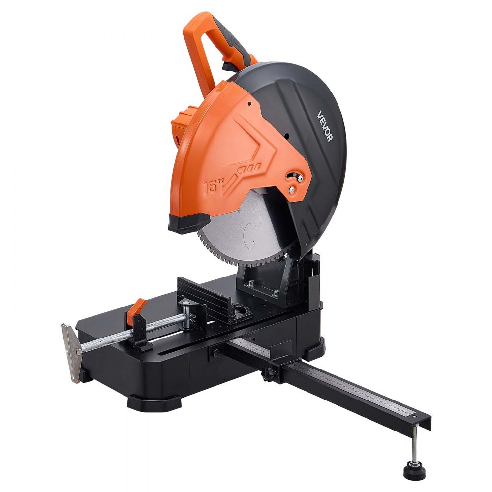 Piła do cięcia metalu VEVOR, piła ukosowa, tarcza tnąca 406,4 mm, silnik 3 kW, do cięcia metalu, regulowany kąt od -45° do 45°, cięcie na sucho, ze wzmocnioną osłoną ostrza i skalą
