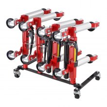 VEVOR Car Dolly Rack Hydrauliczny wózek na wózek Jack Stand Organizer 4-Dolly