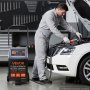 VEVOR Przenośna ładowarka akumulatorów samochodowych 12/24 V 250/125 A z funkcją rozruchu awaryjnego do samochodów osobowych, SUV-ów, lekkich pojazdów użytkowych i furgonetek, 9-stopniowe automatyczne ładowanie akumulatorów kwasowo-ołowiowych i litowych