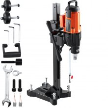 System wiercenia diamentowego VEVOR Wiertarka diamentowa 2500 W Urządzenie do wiercenia rdzeniowego 0-750 obr./min Wiertarka rdzeniowa, wiertarka magnetyczna 26 cm Nadaje się do wiercenia w żelbecie, marmurze itp.