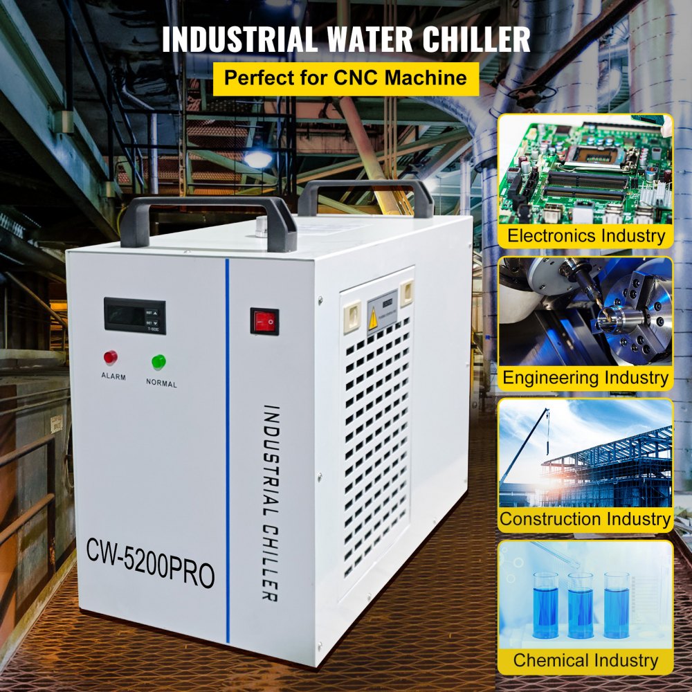 VEVOR CW-5200 Chiller przemysłowy Chiller Chiller przemysłowy Laser