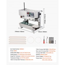 Maszyna do ciągłego zgrzewania VEVOR 600W Zgrzewarka pionowa