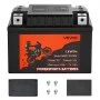 VEVOR Akumulator motocyklowy, 12 V 2 Ah, litowo-żelazowo-fosforanowy, wstępnie naładowany, do sportów motorowych, bezobsługowy i wydajny, kompatybilny z quadami, motocyklami, skuterami wodnymi, skuterami, pojazdami UTV i innymi