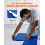 VEVOR Flooring Fitting Interlocking PP Floor Tiles for Hockey 8 Pack Blue