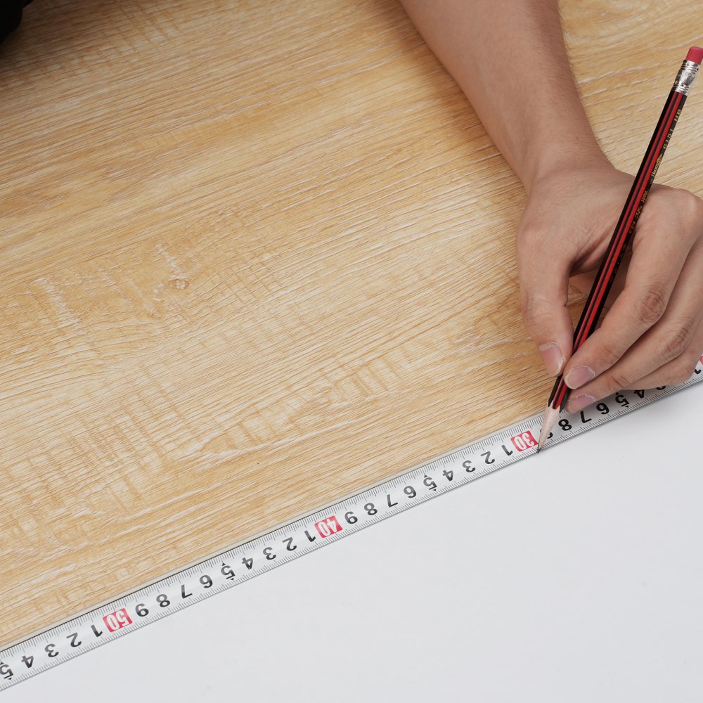 VEVOR Flooring, płytki podłogowe winylowe 1220 x 185 mm, 10 sztuk, grubość 5,5 mm, łączone na zatrzaski, naturalny kolor drewna, podłoga DIY do kuchni, jadalni, sypialni i łazienki