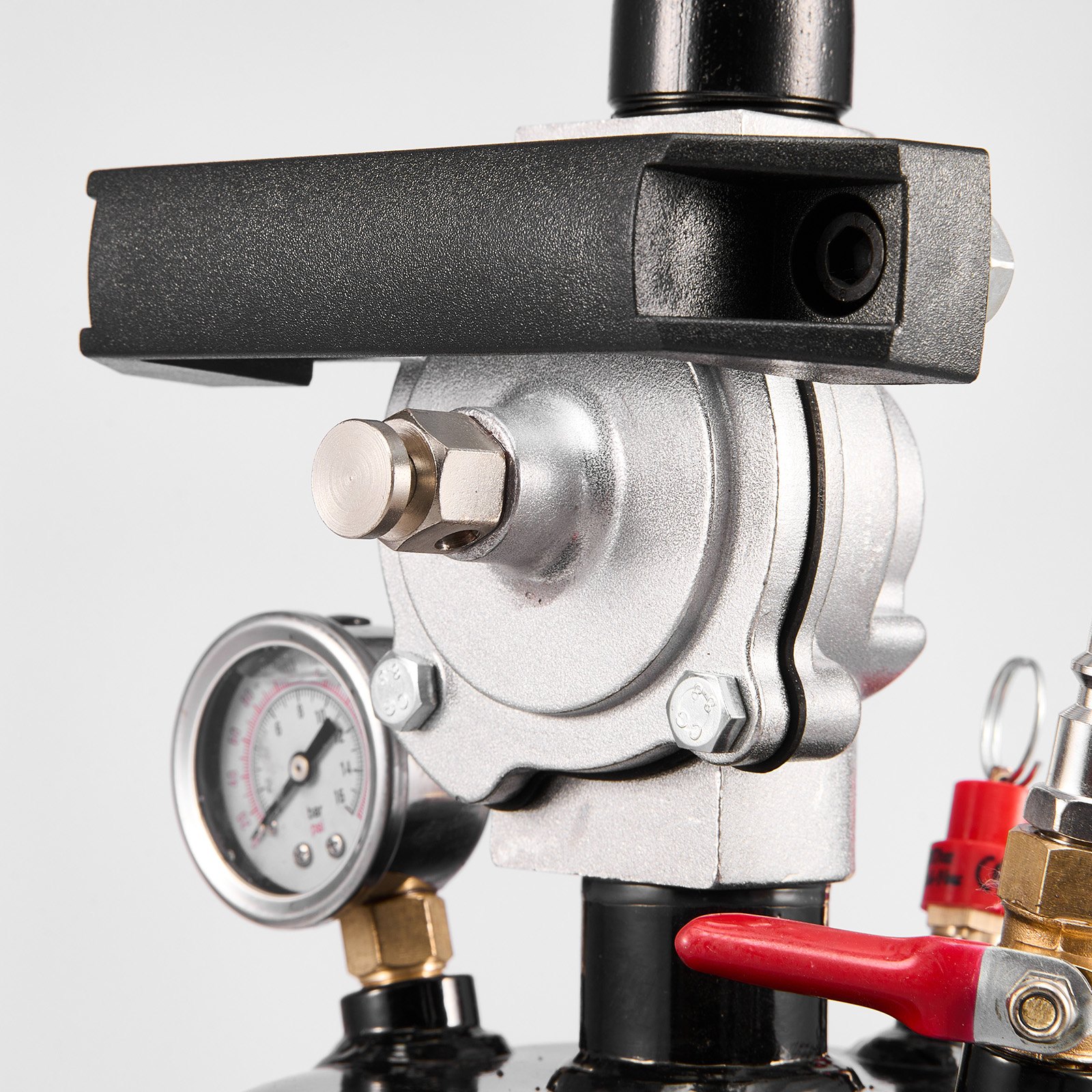 VEVOR Piaskarka do opon 8 l, ręczna pompa do opon, ulepszona przenośna pompa do opon, 0,6-0,8 MPa do samochodów elektrycznych, rowerów, kamperów, quadów, czarna