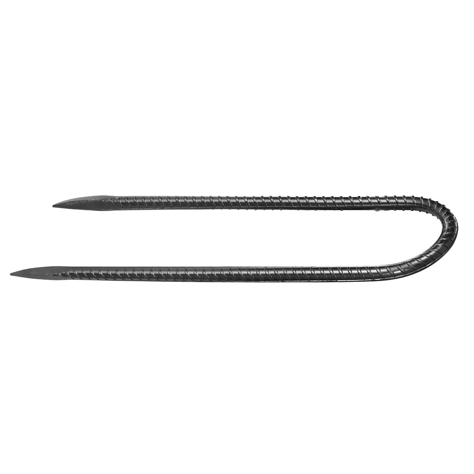 Kotwy gruntowe VEVOR, 254 x 55,88 mm, typu U o średnicy 8 mm, ocynkowane śledzie do namiotów, kotwy gruntowe, śledzie gruntowe, śledzie do namiotów, zadaszeń, kempingów, trampolin, stojaków na kwiaty (opakowanie 12 szt.)