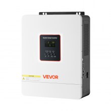 Falownik hybrydowy VEVOR 4000 W, 24 V DC do 230 V AC, ze zintegrowanym regulatorem ładowania słonecznego MPPT 120 A, moduł WLAN, jednofazowy, do akumulatorów kwasowo-ołowiowych/litowych poza siecią