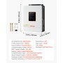 Falownik hybrydowy VEVOR 3000 W, 24 V DC do 230 V AC, ze zintegrowanym regulatorem ładowania słonecznego MPPT 80 A, kompatybilny z akumulatorami kwasowo-ołowiowymi i litowymi, do systemów domowych, kamperów i systemów poza siecią