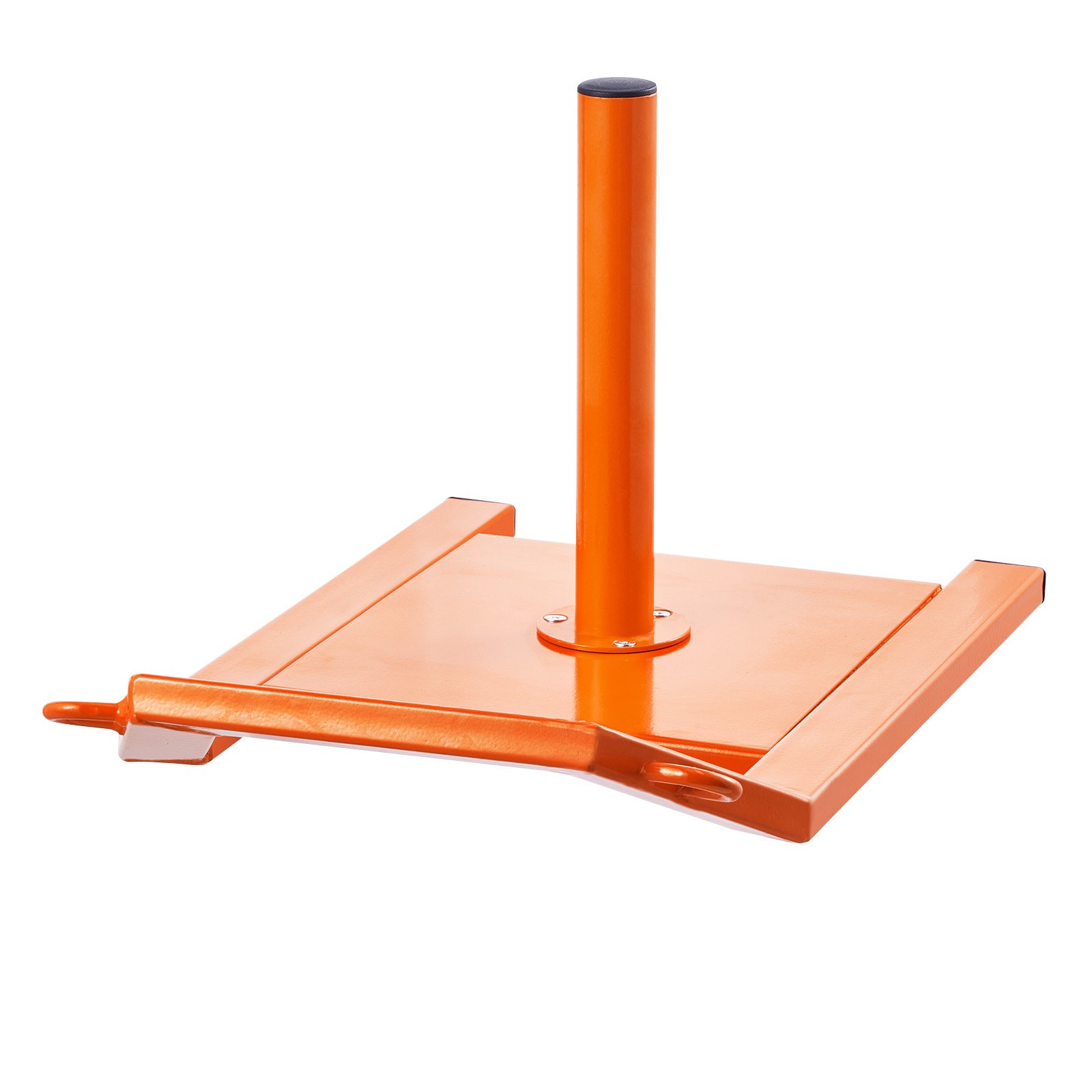 VEVOR Pull Sled Sanki treningowe z obciążeniem Sanki fitness do treningu siłowego, treningu szybkości Sprzęt treningowy ze stali do ćwiczeń atletycznych i poprawy szybkości, pomarańczowy