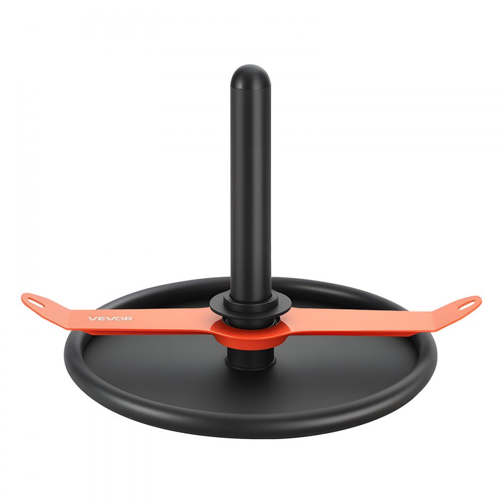 VEVOR Sanki treningowe Power Sled Sanki treningowe siłowe do poprawy szybkości w ćwiczeniach sportowych, sprzęt fitness z pasem, do talerzy o średnicy 51 mm, kolor pomarańczowy i czarny