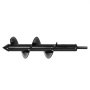 VEVOR Auger Drill Bit for Planting, 80 x 300 mm Spiral Drill Bit, for 3/8" Hex Drive Drills, Heavy Duty Bulb Planter Tool, Hole Drilling Attachments for Garden Post Hole Digger Fence Digging