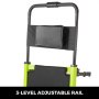VEVOR 220V Elektryczny wózek inwalidzki Wózek inwalidzki Aluminiowe schody Składane bezpieczne zielone 120W