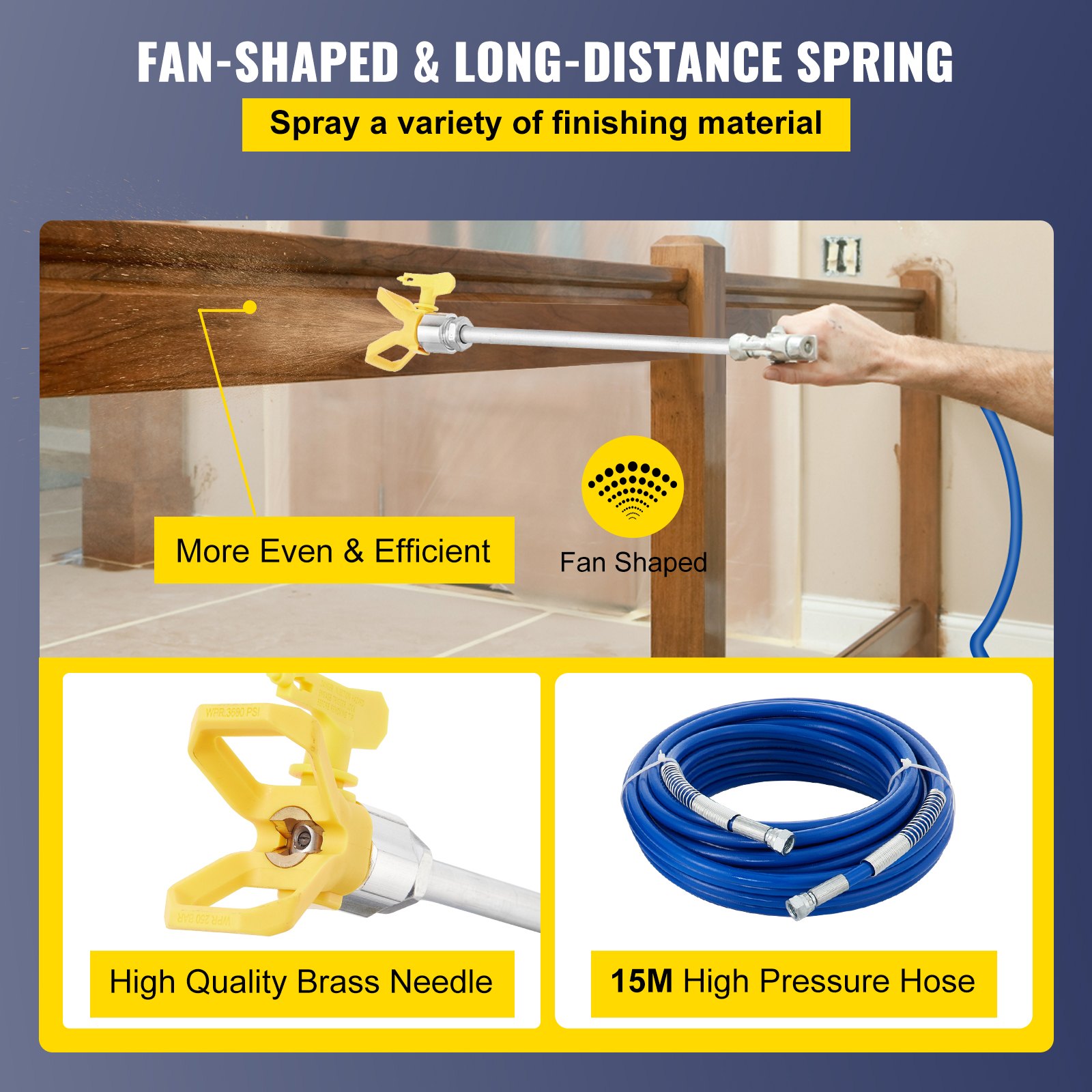 VEVOR Maszyna do Malowania M819-A All-in-One Airless Rozpylacz do malowania Rozpylacz do malowania Rozpylacz do malowania