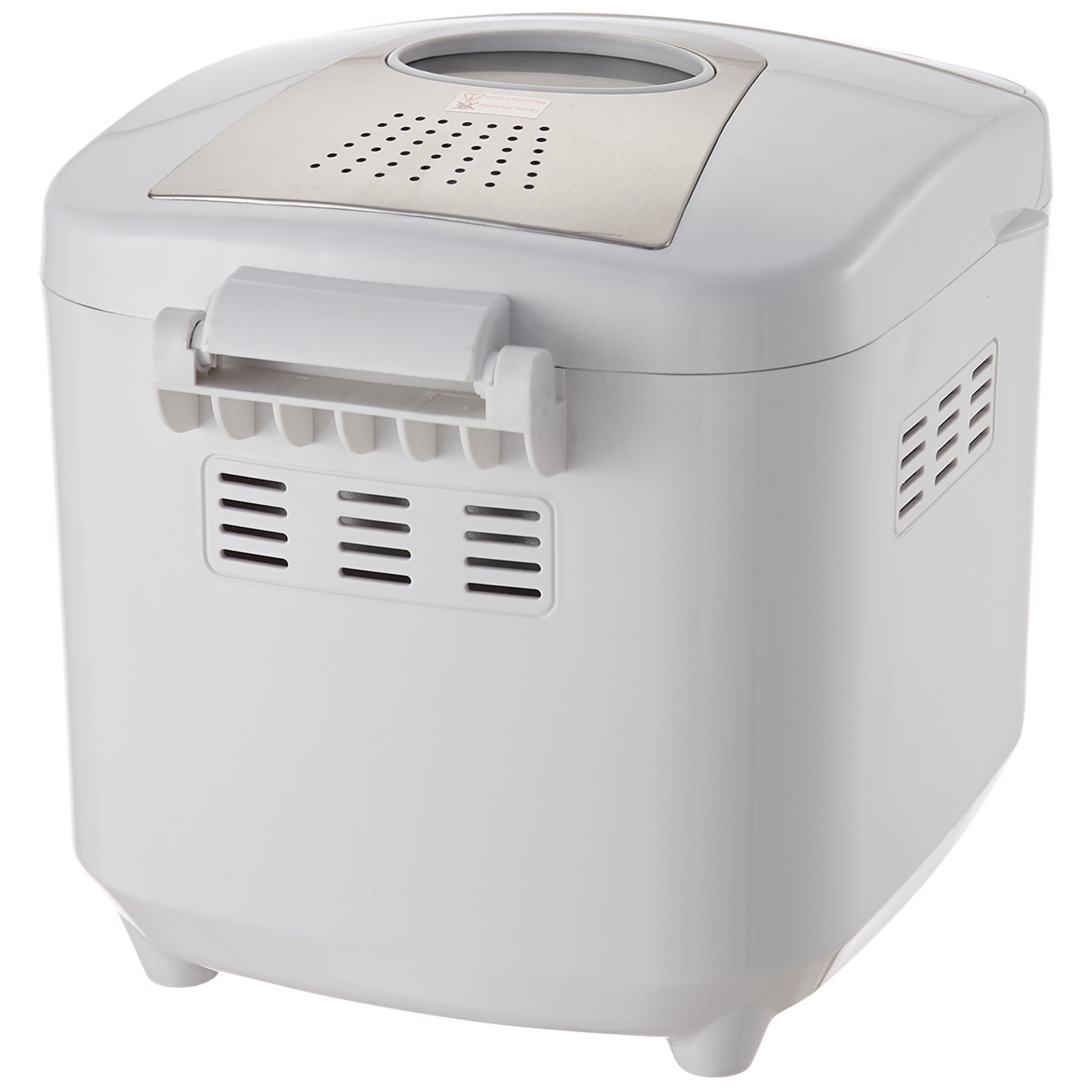 Elektryczny wypiekacz do chleba VEVOR Wypiekacz do chleba 650 W 3 opcje wydajności 0,5, 0,7 lub 0,9 kg, również do ciast - pizzy - Wypiekacz do ciasta makaronowego Wypiekacz do chleba ze stali nierdzewnej, zaprogramowany czas Upiecz świeży chleb samodzielnie