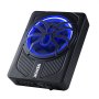 VEVOR Under-Seat Car Subwoofer 440W 254mm Slim Car Subwoofer Under-Seat Subsystem with Built-in Amplifier, High/Low Level Input and Volume Control for SUVs and Trucks