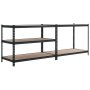 VEVOR Storage Shelves, 5-Tier Adjustable, 1360.8kg Capacity, Heavy Duty Garage Storage Shelving Unit, Metal Utility Rack Shelf, for Garage Workshop Warehouse Basement, 1228 mm W x 619 mm D x 1813 mm H