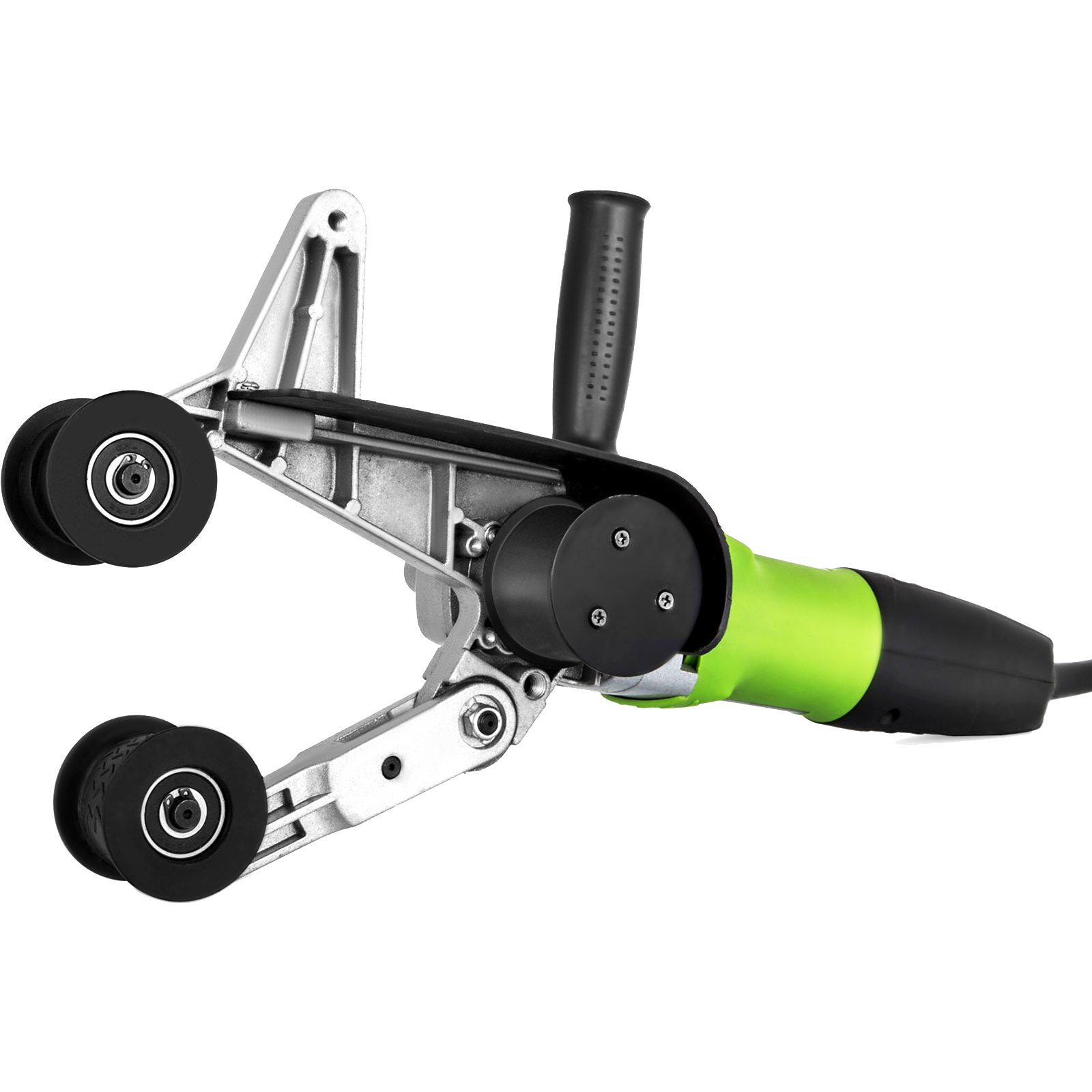 VEVOR Szlifierka Taśmowa Ławkowa 800 W Mocna Polerka do Rur ze Stali Nierdzewnej 40 x 760 mm 6 Prędkości Regulowanych Jest Szeroko Stosowana do Glazurowania Teksturowania Polerowania i Wygładzania Rur