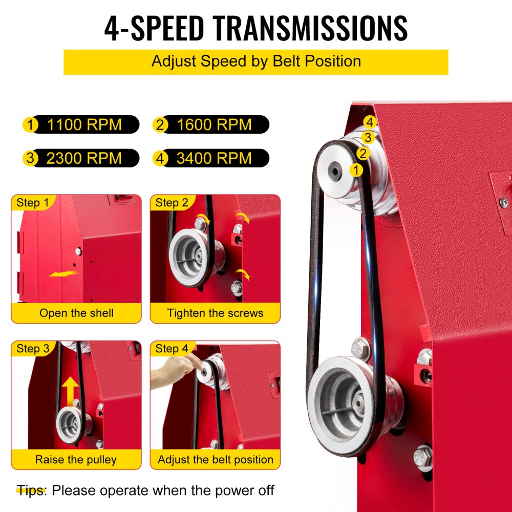 Tokarka VEVOR 35cm tokarka tokarka szerokość środka 175mm