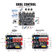 Frezarka CNC 3018 Pro Max VEVOR grawerka GRBL+Offline Control 5500mW