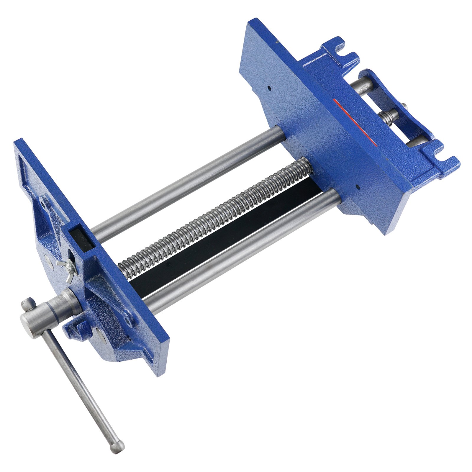Imadło stolarskie VEVOR Głębokość zacisku 110 mm Szerokość rozwarcia 335 mm Imadło równoległe Wykonane z żeliwa Malowane proszkowo Siła zacisku 11 kN Zakres zacisku Φ15-74 mm Idealny do studiów stolarskich