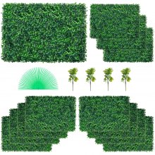 VEVOR Sztuczny roślinny żywopłot przyścienny Sztuczny UV 12 szt. 60 x 40 cm