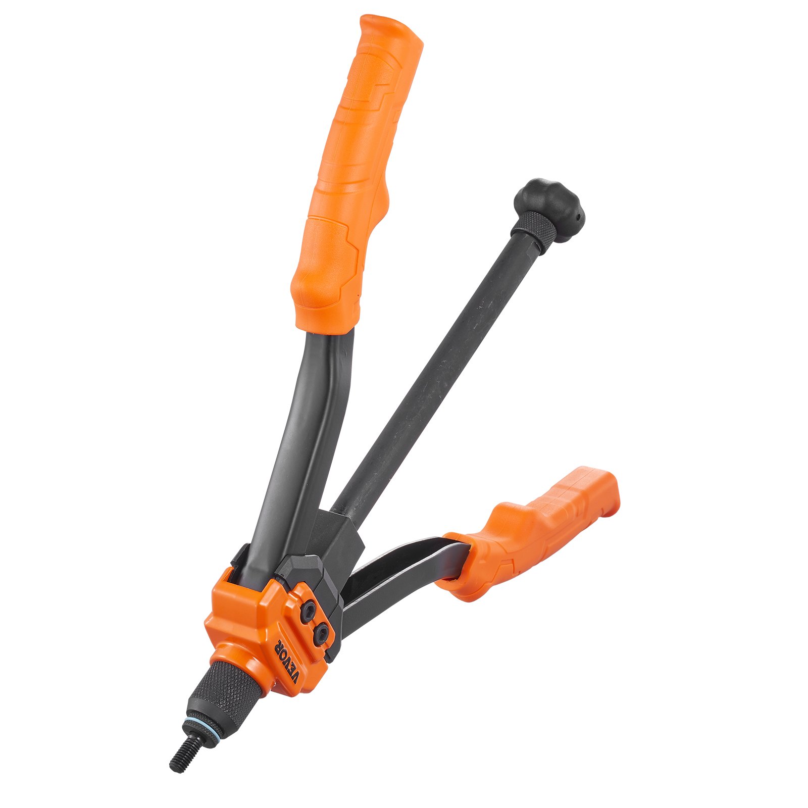 VEVOR Rivet Nut Pliers Set, Blind Rivet Nut Pliers 350 mm, Rivet Pliers with 7 Sets of Nuts & Mandrels, Rivet Nut Tool M6 M8 M10, Professional Hand Rivet Pliers, Riveting Machine, Threaded Nut, Riveting Lever Rivet Pliers