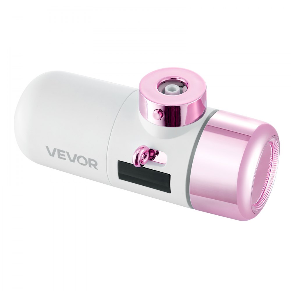 Filtr do wody VEVOR Skin Care z mikro-nano-bąbelkami do pielęgnacji skóry, środek czyszczący do kranów, usuwa chlor za pomocą 1 filtra, do kranów kuchennych i łazienkowych, różowo-złoty