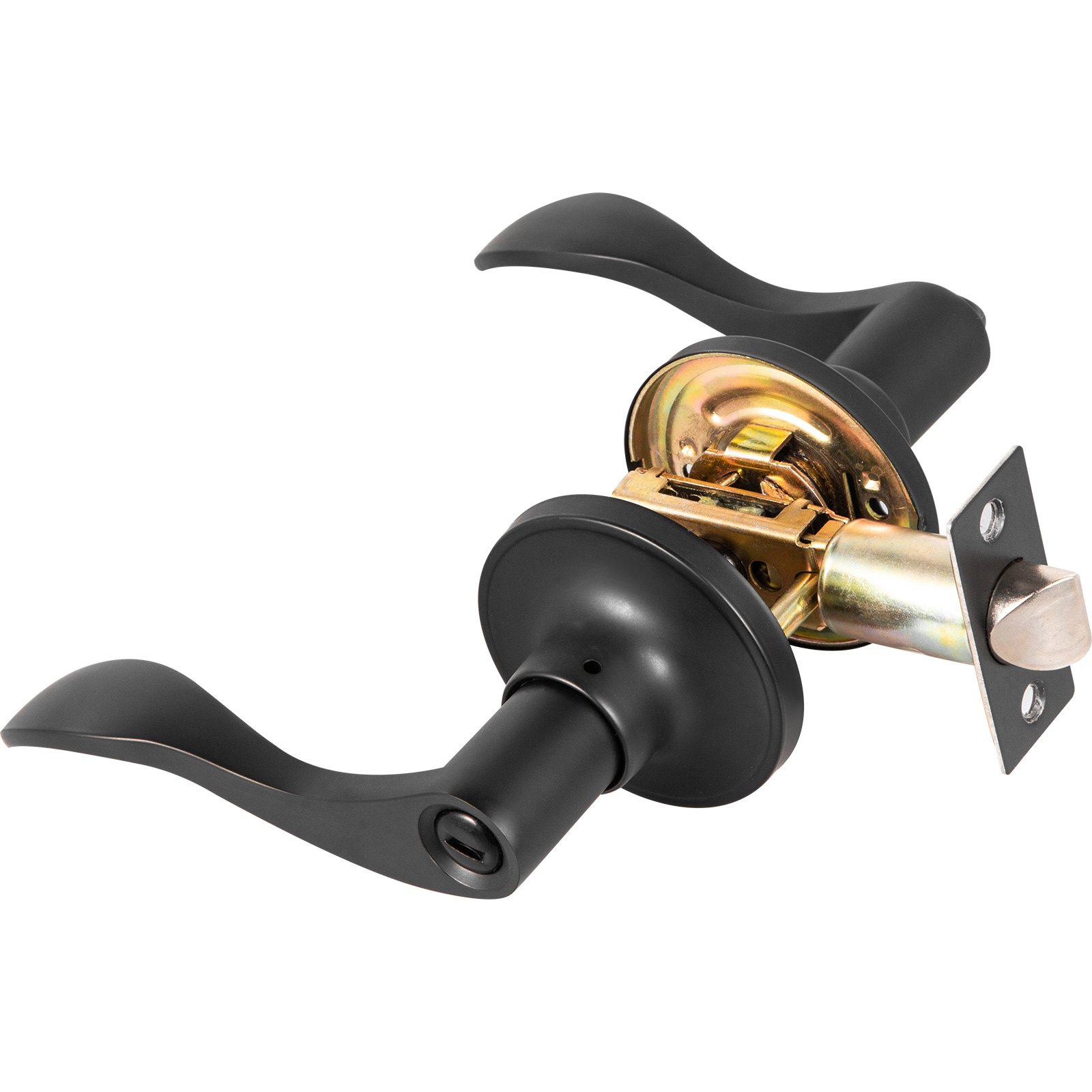 Klamki, drzwi wewnętrzne, łącznik do drzwi, 3-częściowe okucia do drzwi do pokoi i łazienek