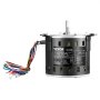 VEVOR 1/3 HP blower motor, 220 V, 1.95 A, 1250 rpm, 3 speeds (750/950/1250 rpm), 10 mm shaft diameter, 20 mm shaft length, red. CCW from shaft end, incl. CBB60 15 μF / 450 V capacitor