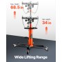 Podnośnik hydrauliczny VEVOR 1322 lbs Koła obrotowe 360° do podnośnika samochodowego