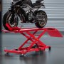 VEVOR Motorcycle Lift, Hydraulic Motorcycle Lift (Max. 787 mm Lifting Height), Rolling Lift Stand, Bicycle Repair Stand (453.59 kg Load Capacity) with Safety Lock for Off-Road Vehicles and Dirt Bikes