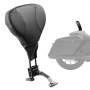 Oparcie motocyklowe Sissy Bar VEVOR kompatybilne z modelami Harley Touring 2009-2024 z jednoczęściowym siedziskiem z otworami, Street Glide Road Glide Road King, regulowanym na wysokość i zdejmowanym oparciem kierowcy