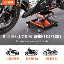 Podnośnik motocyklowy VEVOR Ładowalny podnośnik motocyklowy 0,5 t, 120-390 mm Podnośnik motocyklowy Stojak montażowy motocykl, regulowany podnośnik motocyklowy Podnośnik motocyklowy, stojak silnikowy Garaż i tereny zewnętrzne
