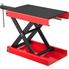 VEVOR Motocykl Jack Motocykl Scissor Jack 1100lb Motocykl Podnośnik Czerwony X Kształt