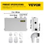 System podnoszenia VEVOR PRO pompa ściekowa umywalka sanitarna pompa 400W pompa ściekowa