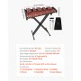 VEVOR Glockenspiel, 32 nuty, profesjonalny drewniany instrument perkusyjny z ksylofonem, ze stojakiem ze stali węglowej o regulowanej wysokości, 4 pałeczki, torba transportowa, zestaw instrumentów muzycznych dla początkujących