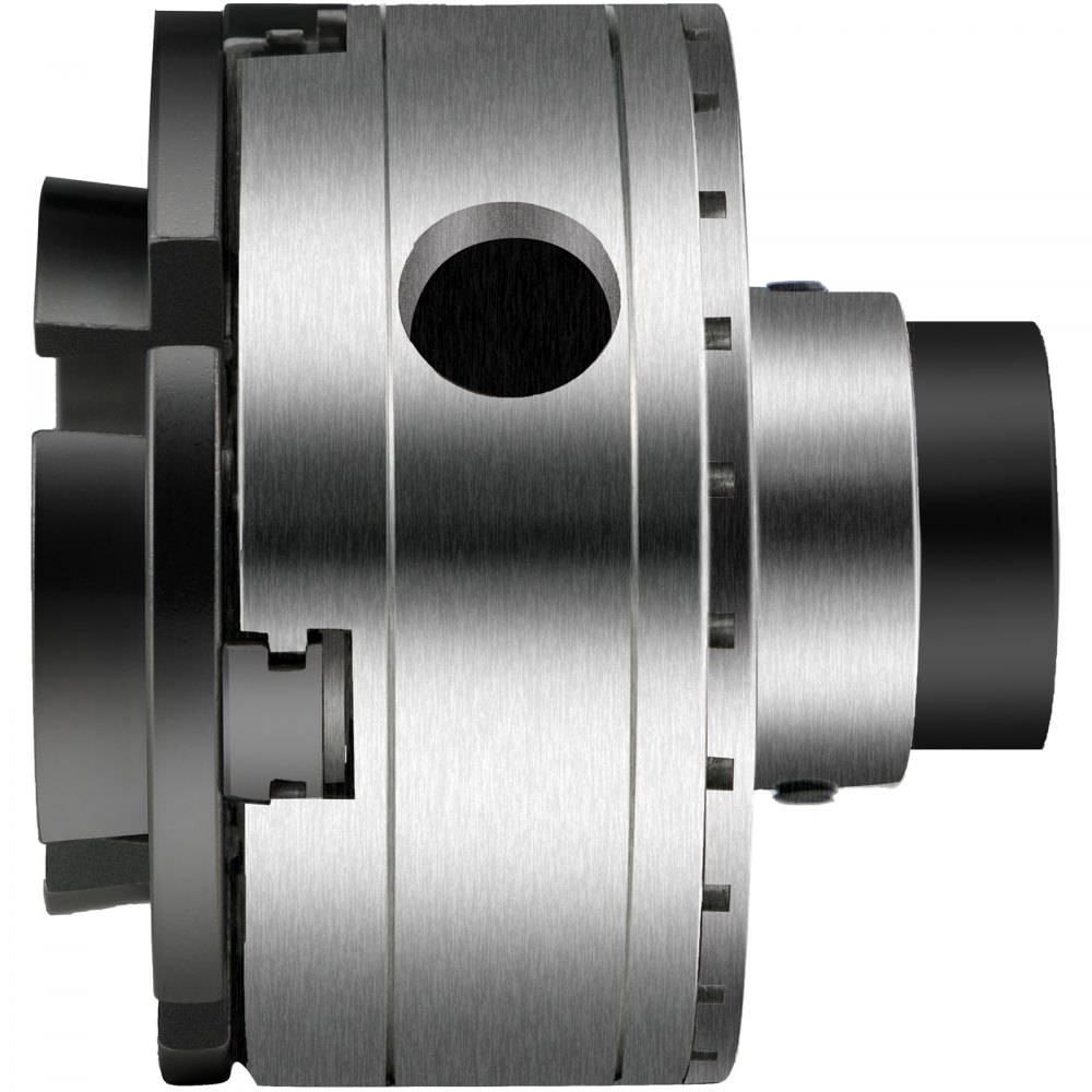 Uchwyt tokarski VEVOR MX-125A, uchwyt tokarski trójszczękowy 4-szczękowy, uchwyt tokarski samocentrujący 13 cm, akcesoria do tokarek metalowych z możliwością zmiany kierunku obrotów