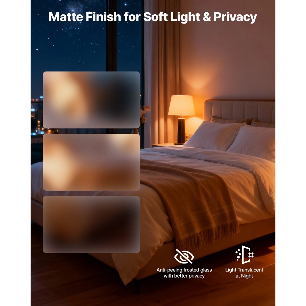 Drzwi przesuwne VEVOR w stylu stodoły, składane, 914 x 2134 mm, wykonane z płyty MDF i szkła hartowanego, z zestawem montażowym, oszczędzające miejsce, wstępnie zmontowane panele do sypialni i salonu, białe