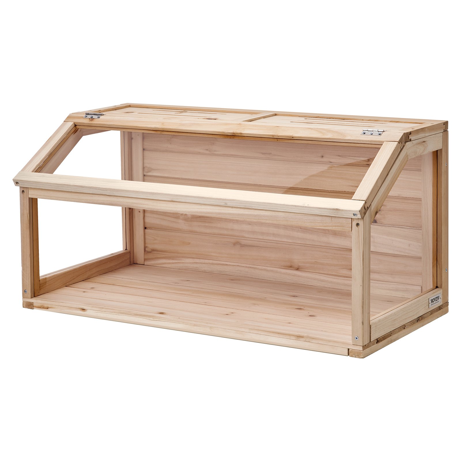 Drewniana klatka dla chomika VEVOR, legowisko dla chomika z widokiem 270°, 81,3 x 40,6 x 40,6 cm, klatka dla chomika karłowatego z otwieraną górą, klatka dla małych zwierząt, klatka dla myszy, szczurów, świnek morskich, myszy