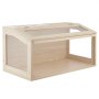 VEVOR Wooden Hamster Cage 810 x 410 x 410 mm 270° Viewing Hamster Habitat, Chewproof Acrylic Small Animal Cage with Openable Top, Large Pet Enclosure for Syrian/Dwarf Hamsters, Guinea Pigs & Gerbils