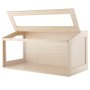 VEVOR Wooden Hamster Cage 810 x 410 x 410 mm 270° Viewing Hamster Habitat, Chewproof Acrylic Small Animal Cage with Openable Top, Large Pet Enclosure for Syrian/Dwarf Hamsters, Guinea Pigs & Gerbils
