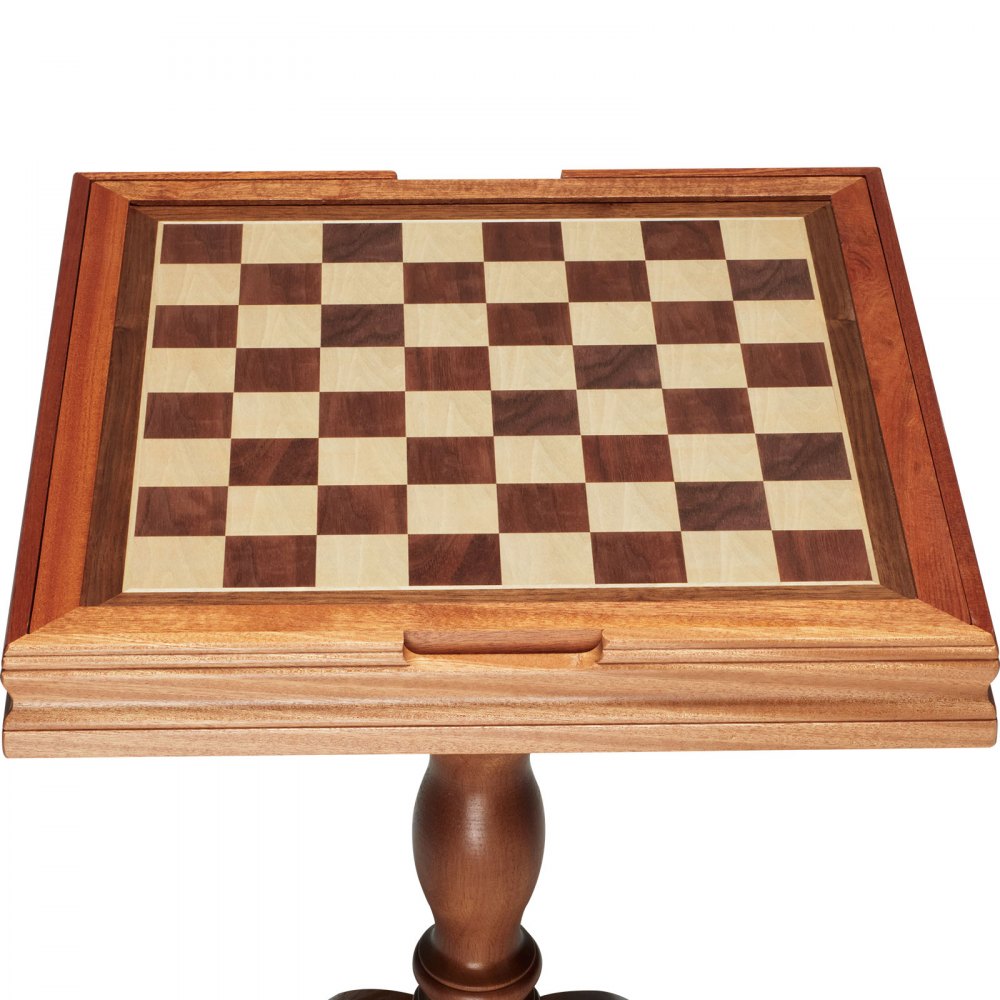 Drewniany zestaw szachowy VEVOR, 650 x 650 x 675 mm, szachy stołowe z figurami szachowymi, szachy na imprezy rodzinne, szachy podróżne, dla dzieci, szachownica