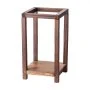 VEVOR 24 Pcs Wooden Wedding Lantern, Cedar Wood and Plastic Wooden Lantern Candle Holder, Rustic Decorative Home Centerpiece Ideal for Wedding Table Party Farmhouse Indoor Decor, Brown