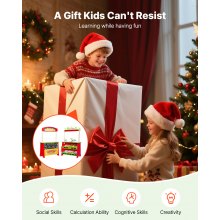 VEVOR Zestaw do zabawy 2 w 1 Drewniany sklep z kukiełkami, dwustronny