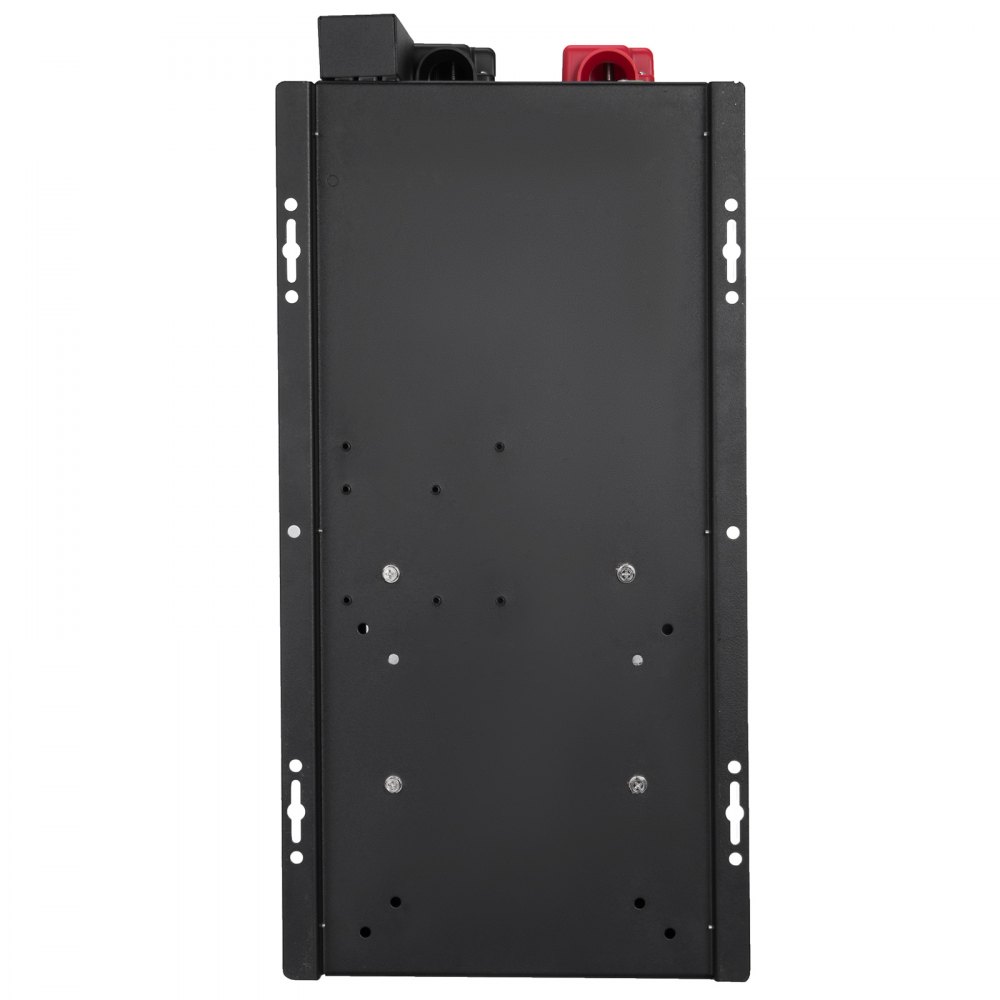 VEVOR Inwerter Mocy Czystej Fali Sinusoidalnej o Mocy Nominalnej 3000W Szczytowej 9000W, DC 12 V Pure Sine Wave Power Inverter z Ładowarką AC Wyświetlacz LCD Konwerter Solarny Niskiej Częstotliwości